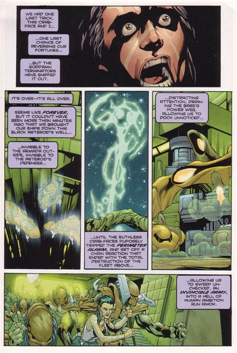 comic aliens vs predator vs the terminator issue 4
