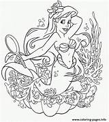 Coloring Under Pages Water Princess Ariel Disney Dressing Mermaid Printable Book Info Choose Board sketch template