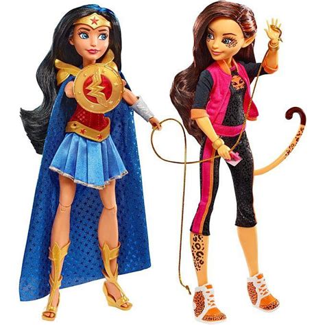 Sdcc Exclusive Dc Super Hero Girls Wonder Woman And Cheetah
