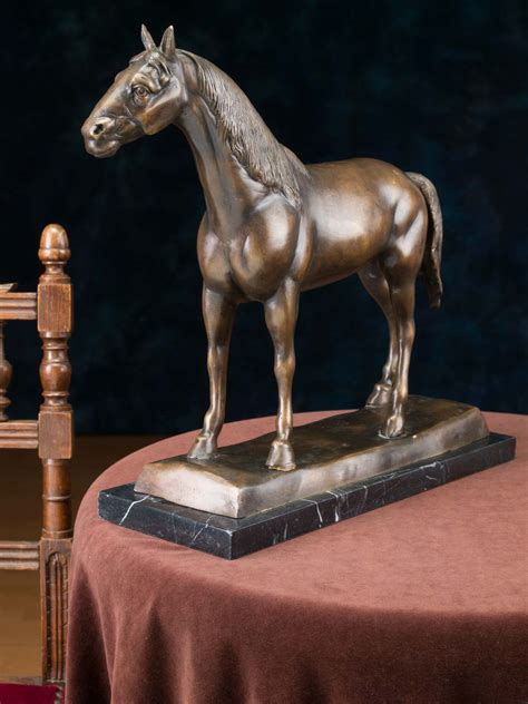 bronze skulptur pferd kg bronzeskulptur bronzefigur statue cm ebay
