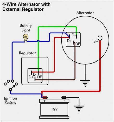 gm alternator wiring diagram external regulator flora cole