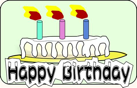 Onlinelabels Clip Art Birthday Cake With Letters
