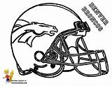 Coloring Broncos Denver Pages Printable Popular sketch template