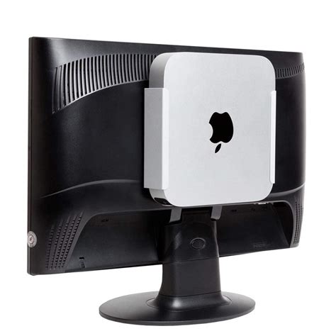 hideit miniu mac mini mount mount  mac mini silver wall mount  desk mount