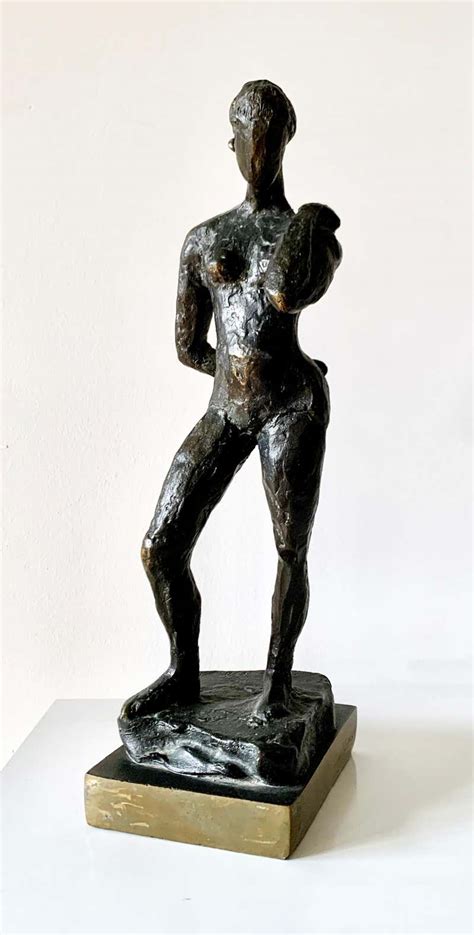 Unknown Standing Nude Bronze Sculpture At 1stdibs