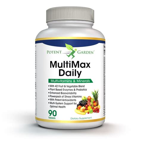 multimax daily multivitamin  women  men   food based