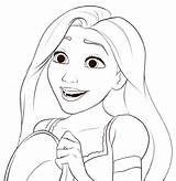 Rapunzel Principessa Stampare Tangled Disegnidacolorareonline Ragazzo Colocoloers sketch template