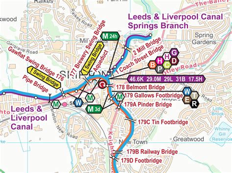 leeds liverpool canal maps waterway routes