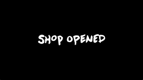 shop opened buy  intro  link  desc youtube