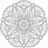 Coloring Pages Adults Printable Adult Geometric Mandala Colouring Only Print Color Advanced Detailed Mandalas Kids Monet Drawing Cathedral Simple Hard sketch template