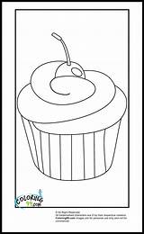 Coloring Pages Cupcake Easy Kids Cupcakes Toddlers Books Ice Cream Patterns July Fun Ak0 Cache sketch template