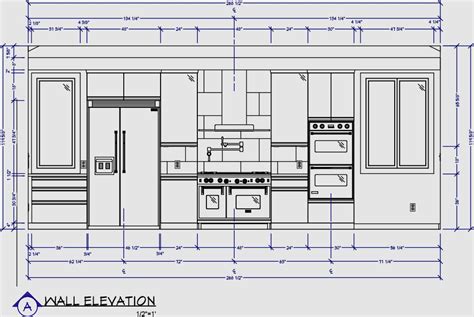 Cool Kitchen Plan And Elevation Dwg Ideas Decor