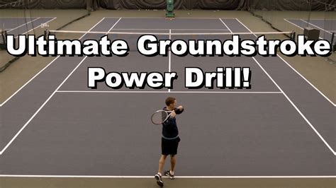 ultimate groundstroke power drill