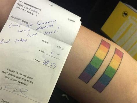 twitter users are standing with this waitress whose lgbtq