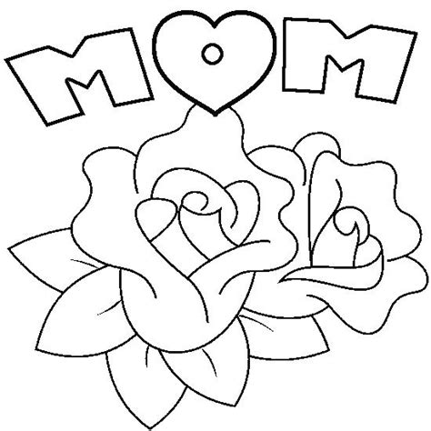 happy mothers day coloring pages  getdrawings