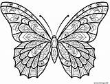 Coloriage Papillon Jolis Dessin Mandala Imprimer Adulte sketch template