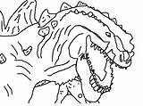 Godzilla Zilla sketch template