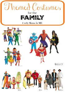 fun themed costumes    family crafty mama