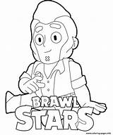Brawl Stars Colt Coloring Smiling Pages Printable sketch template