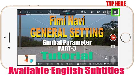 fimi  se gimbal setting part  tutorial youtube