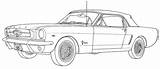 Mustang Ford Coloring Gt 69 Fastback Pages Cars Old School Drawing Power Classic Mustangs Ausmalen Auto Template Oldtimer Carscoloring Fashioned sketch template