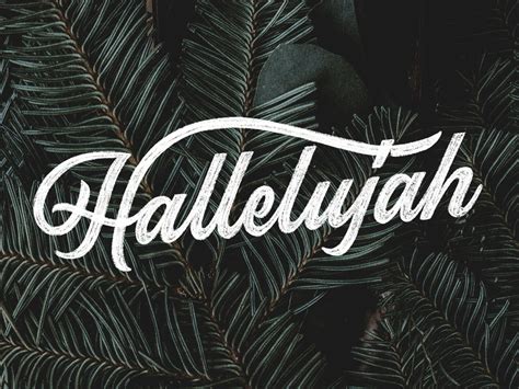 hallelujah by jake givens on dribbble