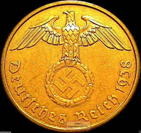germany german  rare  reich  reichspfennig coin world war  coin