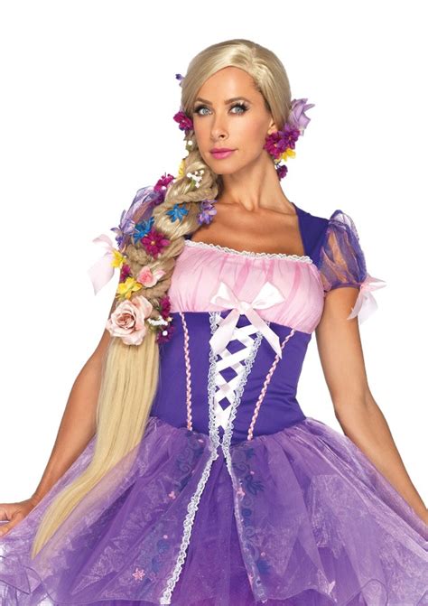 disney princess rapunzel long blonde wig women s costume accessory au