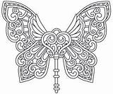 Coloring Pages Adult Colouring Patterns Color Books Embroidery Sheets Urban Threads Steampunk Mandala Designs Hippie Tattoo Printable Doodles Butterfly Stencils sketch template