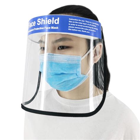 transparent mask protective cap face mask plastic anti seizure saliva