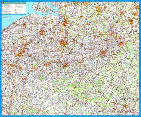 koop landkaart belgie falk  met plaatsnamenregister voordelig  bij commee