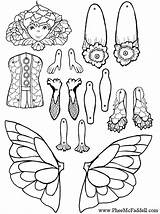 Coloring Puppet Paper Color Dolls Fairy Assemble Cut Template Trout Ferne Puppets Pages Library Clipart Brook Line Crafts Popular sketch template