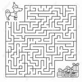 Maze Labirinto Natale Bambini Cerca Regali Divertente Labirent Kids Immagini Xmas Drawing sketch template