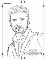 Coloring Pages Adult Book Men Printable Hollywood Hottest Justin Timberlake Sheets Wiz Khalifa Re They Sheknows Books Cool People Getdrawings sketch template