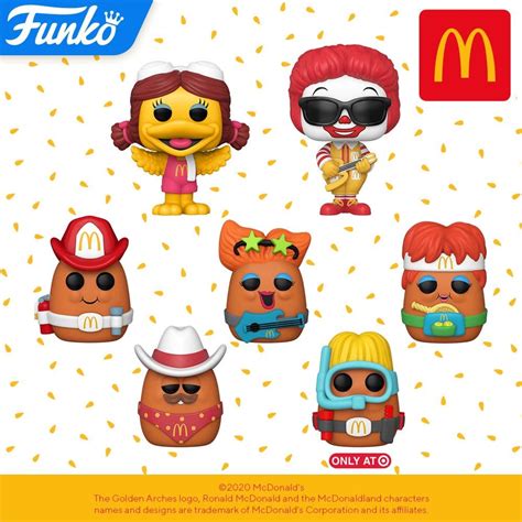 funko serves  nuggets  fries   mcdonalds pop vinyls