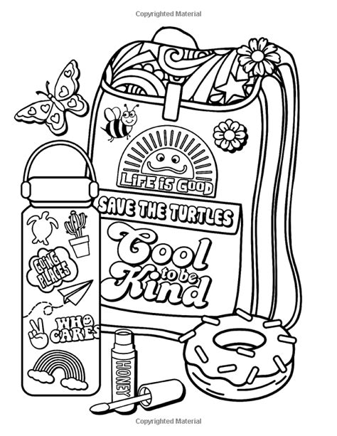 vsco girl coloring pages coloring home