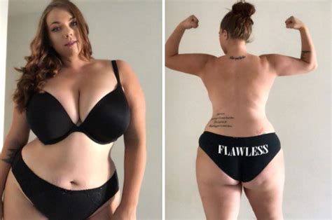Plus Size Model Ashleigh Dunn Inspirational For Body Positiivity