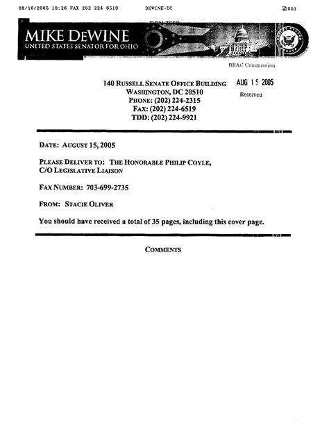 executive correspondence letter  enclosed documents  ohio