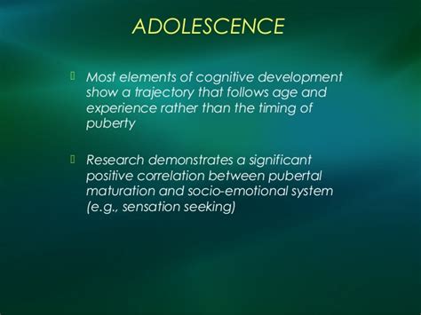 Adolescent Development A Setup For Addiction