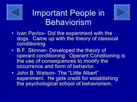 behaviorism theory  learning learning theory operant conditioning
