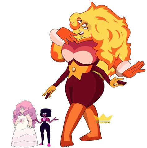 unstone fusion of rose and garnet okay we know we posted her yesterday
