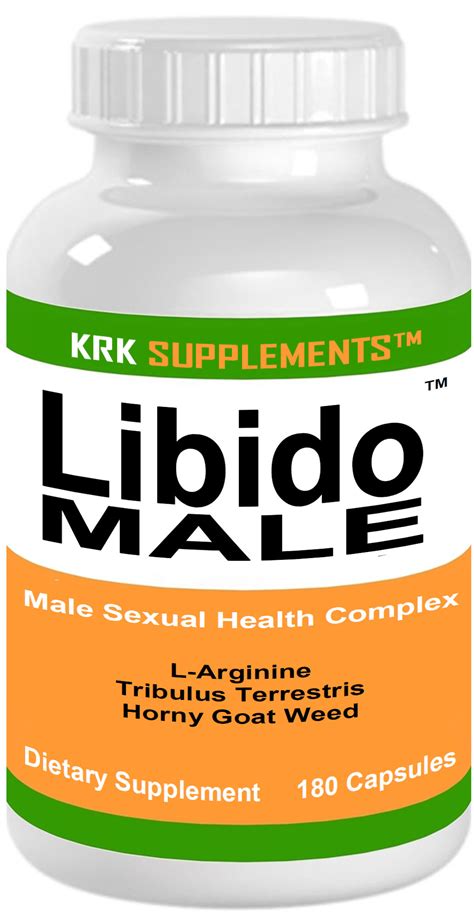 1 Bottle Libido Male 180 Capsules Tribulus Terrestris L Arginine Krk