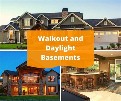 benefits  house plans  walkout daylight basements   house blueprints bungalow