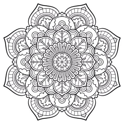 nature mandala colouring book books stationery fiction  carousell