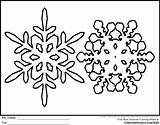 Snowflake Coloringhome sketch template