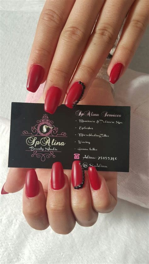 red nails pedicure spa manicure  pedicure beauty studio red nails