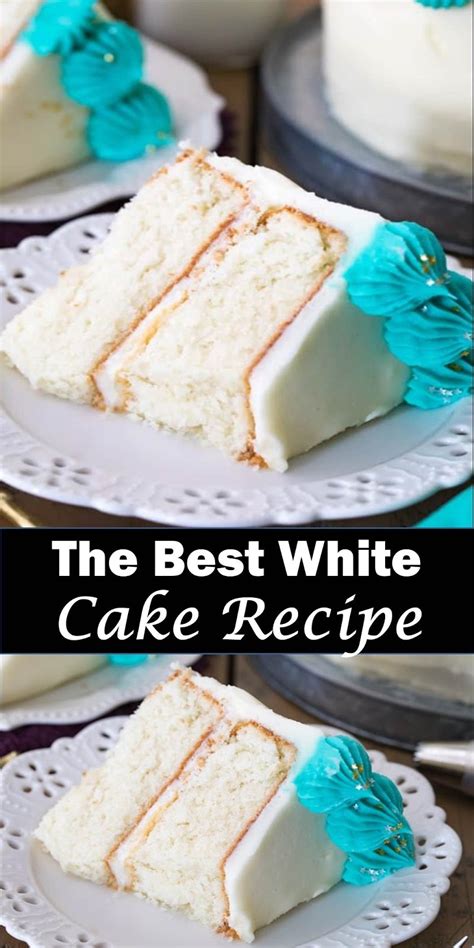 deliciuos dessert   white cake recipe