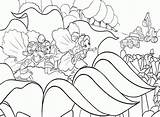 Thumbelina Coloring Barbie Pages Girls Clipart Popular Colouring Princess Disney Library sketch template