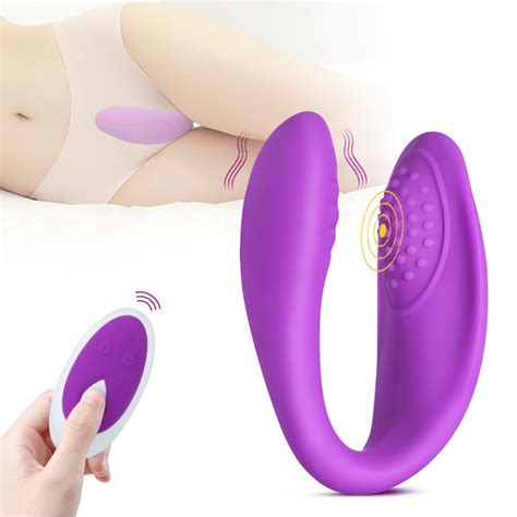 G Spot Dildo Vibrator Dual Vibration Female Vagina Clitoris Massager U