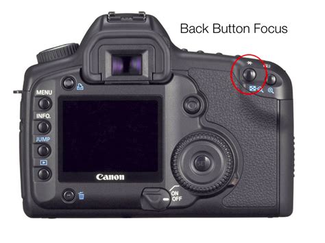 button focus settings canon  mark iii phoenix scottsdale